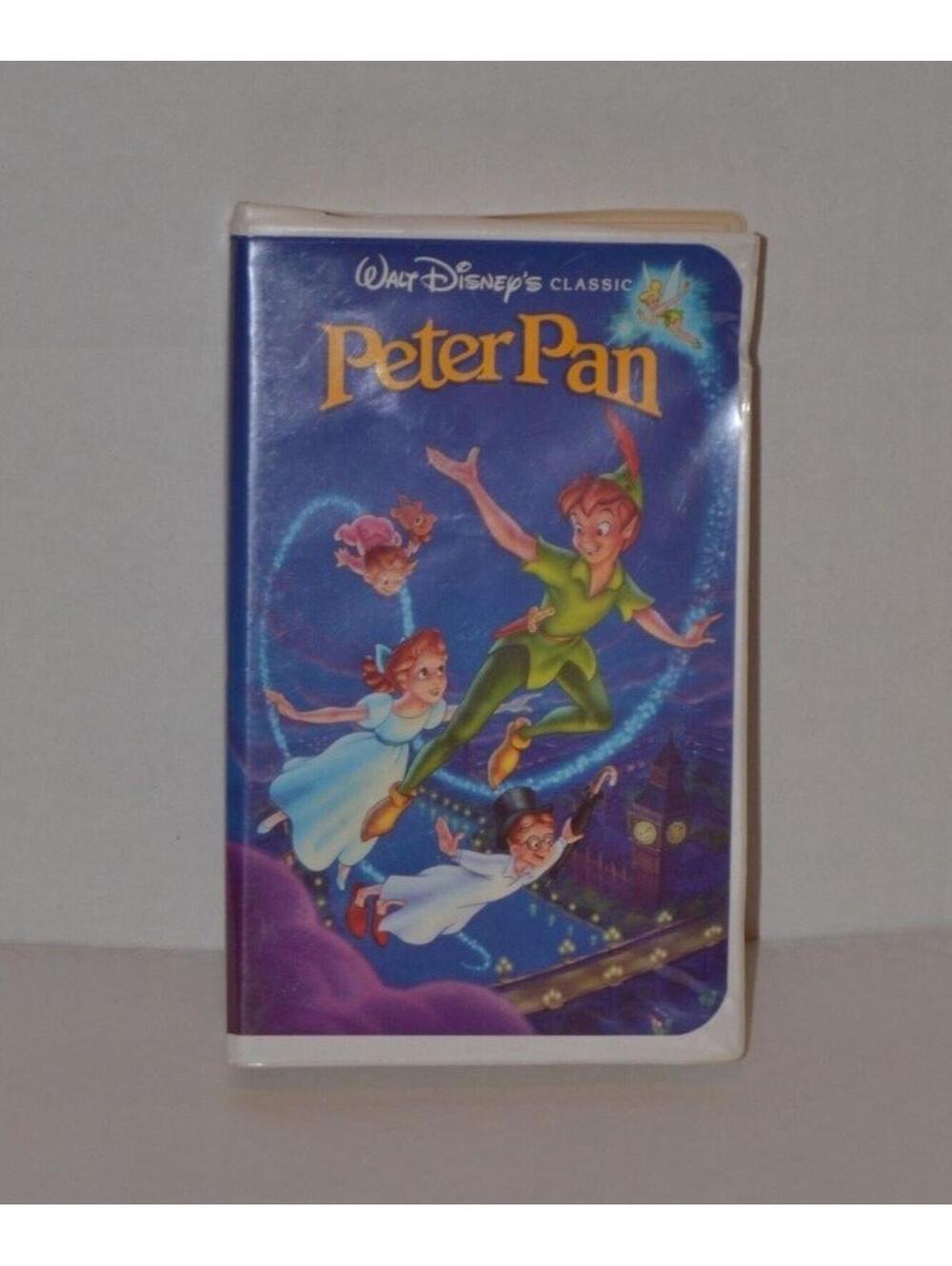 Peter Pan 'Black Diamond' Walt Disney Classic Original Edition VHS Tape (1990)